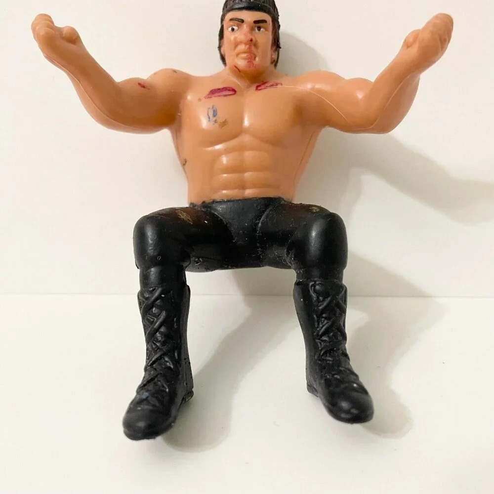 Vtg 1986 WWF LJN Wrestling Superstars Ricky The Dragon Steamboat Thumb Wrestler - Picture 3 of 14